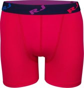 RJ Bodywear Pure Color boxershort (1-pack) - heren boxer normale lengte - microfiber - rood - Maat: XL