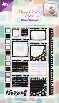 Joy! crafts - Clearstamp - Memo Writing Paper - 6410/0037