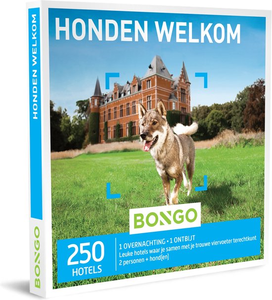 Bongo Bon - Welkom Cadeaubon - Cadeaukaart voor man of vrouw | 250 hotels Bestel nu!