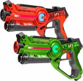 Light Battle Active Lasergame Laserguns - Groen/Oranje - 2 Pack