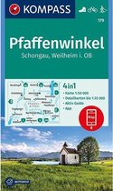 Pfaffenwinkel, Schongau, Weilheim i. OB 1:50 000