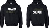 Setje Power Couple | Truien voor stel | Vriend en Vriendin Power Couple | Hoodies Man Vrouw | Voor een Power stel power couple hoodie | Cadeau voor je liefste | Truien voor een kerstcadeau | Hoodies voor een leuk kerstcadeau