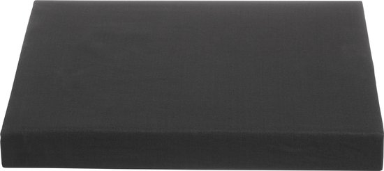 Ambiante Cotton Uni Hoeslaken Anthracite 100% katoen Hoeslaken 90x210/220