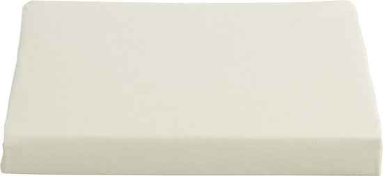 Ambiante Cotton Uni Hoeslaken Off-white 100% katoen Hoeslaken 160x210/220