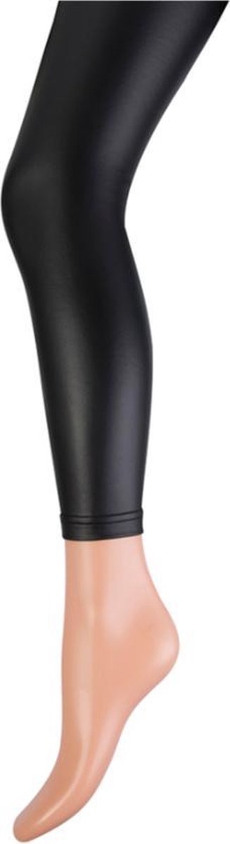 Marianne - Leather Look Legging - met Fleece voering - maat 44/48