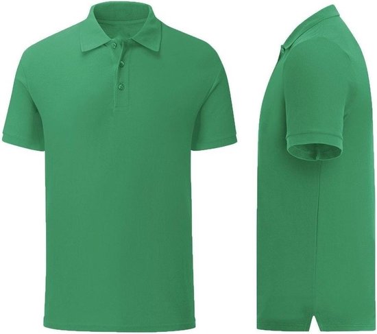 Senvi - Fit Polo - Tailored - Taille M - Couleur Vert - (Soft touch)