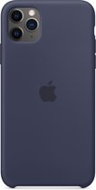 Apple Siliconenhoesje voor iPhone 11 Pro Max hoesje - Donkerblauw