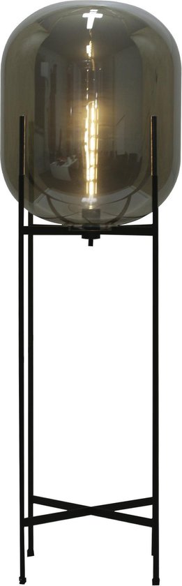 insect kroon melk Industrieel staande lamp "Watertoren" XL - Smoke Grey - Inclusief LED  Filament lamp | bol.com