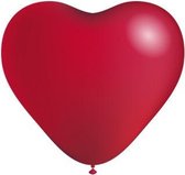 Rode Hartjes Ballonnen 25cm 6st
