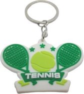 Akyol - tennis Sleutelhanger - Tennis - de echte tennis liefhebber - tennis - tennis sleutelhanger - tennisbal - tennissen - 4 x 3 CM