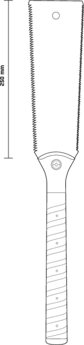 Scie japonaise TOOLCRAFT TO-5008302 570 mm