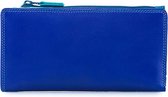 Mywalit Small Leather Double Zip Purse Portemonnee Seascape