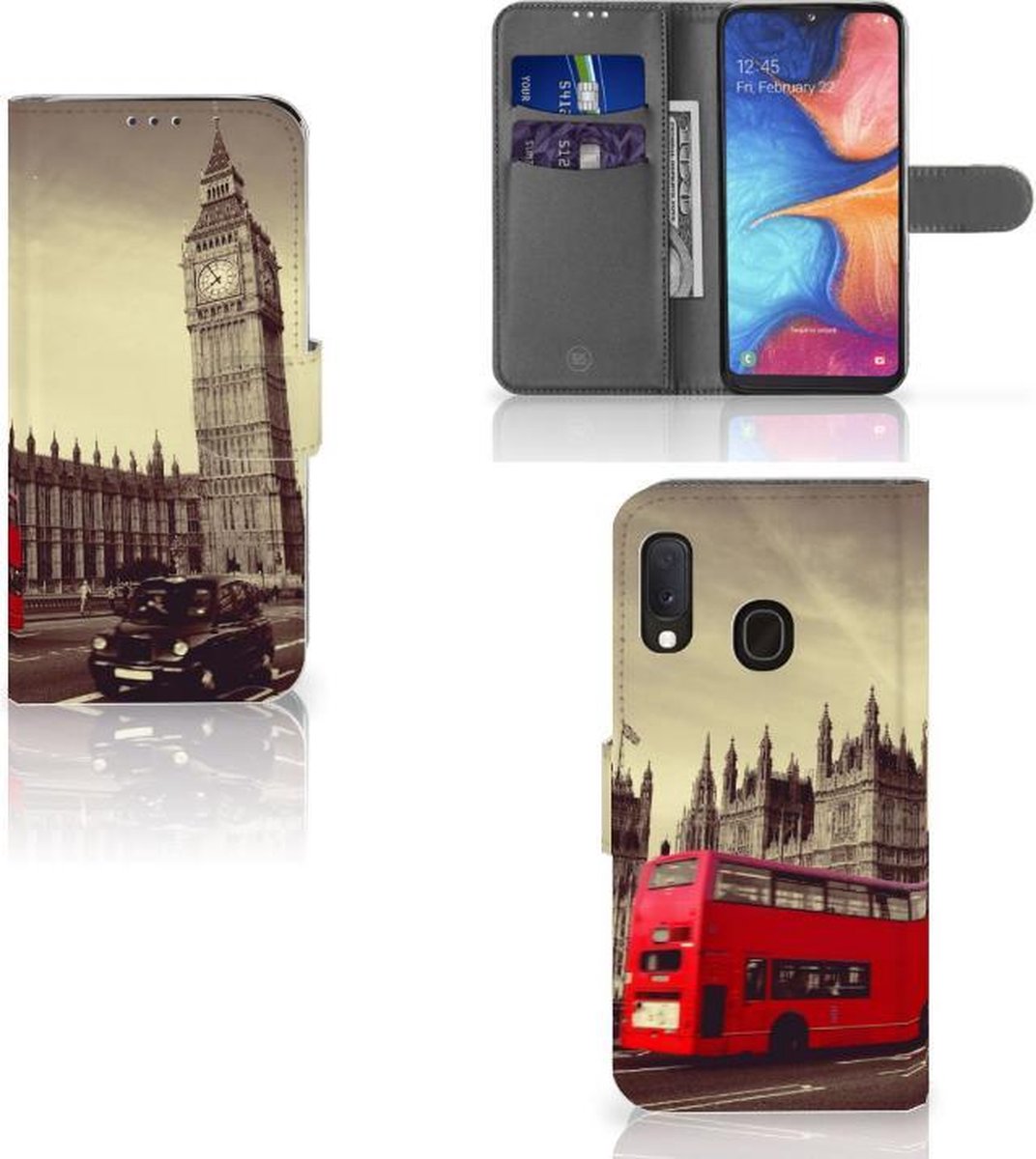 Samsung Galaxy A20e Flip Cover Londen