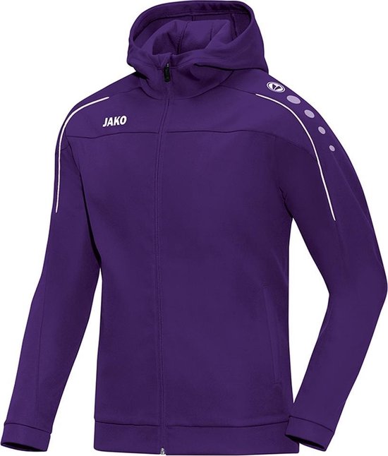 Jako - Hooded Jacket Classico Junior - Jas met kap Classico - 140 - Paars