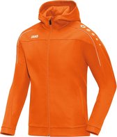 Jako Jas met Capuchon Classico Dames Fluo Oranje Maat 34