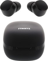 STREETZ TWS-0001 Volledig draadloze in-ear oordopjes IPX6 - Met oplaadcase - Zwart
