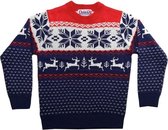 Kersttrui Winter wonderland voor heren - Foute kerst truien voor volwassenen - Trui met kerstprint - Fout kerstfeest kleding/trui 2XL (44/56)
