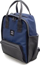 Sealand Buddy S Rugzak - Handgemaakte Backpack van upcycled canvas - Weerbestendig - 11L - Blauw