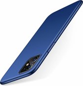 Ultra Thin Case Geschikt Voor Apple Iphone 11 - Blauw + Glazen Screenprotector