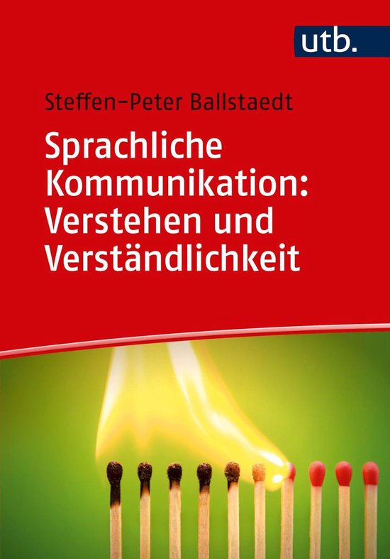 Sprachliche Kommunikation: Verstehen und Verständlichkeit - cover