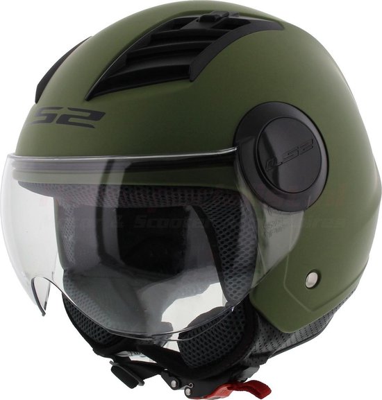 LS2 OF562 Airflow jethelm mat groen | bol.com