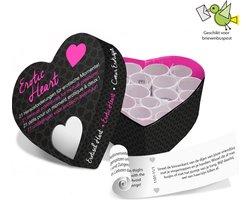 Tease & Please Erotic Heart mini - Zwart - Erotisch Bordspel