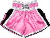 XPRT kickboks broek roze zilver XS