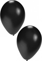 Zwarte ballonnen 100 stuks