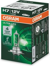 Osram Ultra Life Halogeen lampen - H7 - 12V/55W - set à 2 stuks
