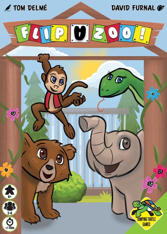 Flip-A-Zoo Educatief spel met risicoanalyse en geheugen aspect