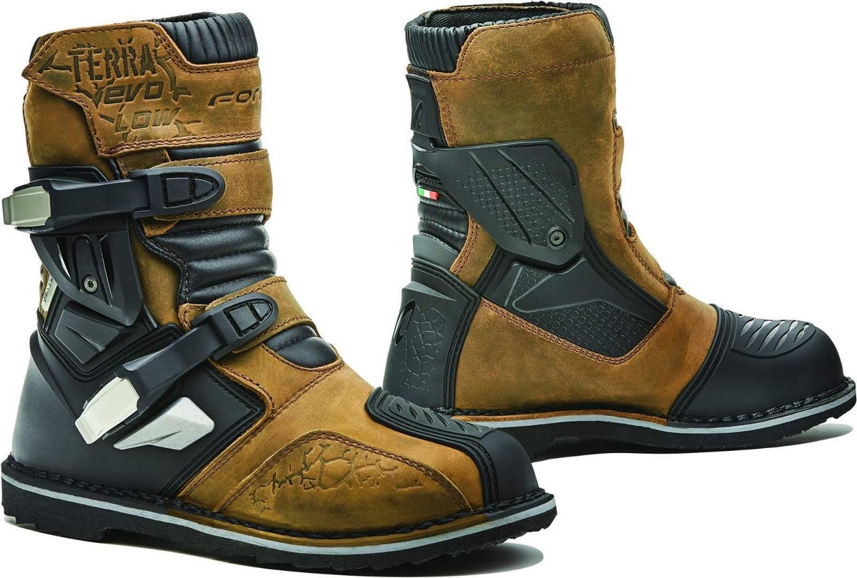 Forma Terra Evo Low Brown Motorcycle Boots 47