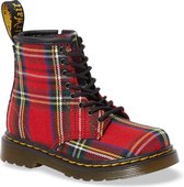 Dr. Martens 1460 Tartan J Red Stewart Meisjes Laars - Rood - Maat 23