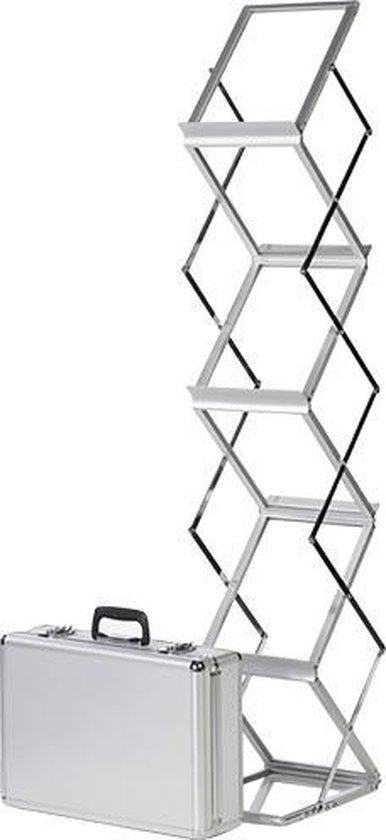 Porte-brochures Porte-brochures A4 avec étui métallique