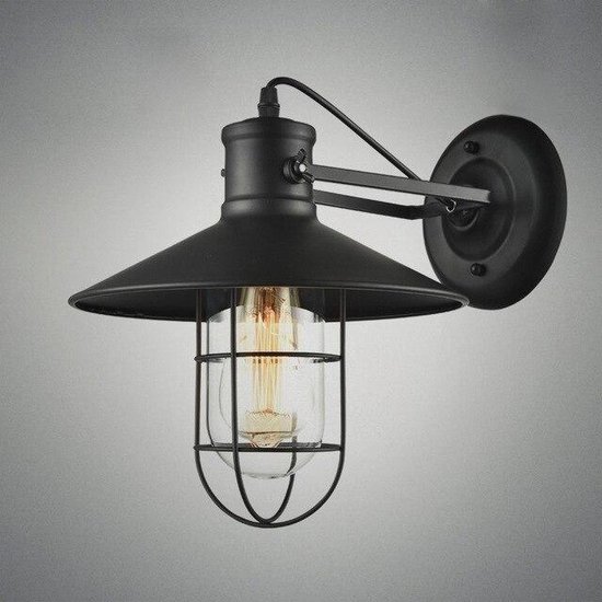 geboorte lamp dier Stoere Robuuste Wandlamp | Vintage Retro Bar Cafe Style Hang Wand Lamp |  Industriële... | bol.com