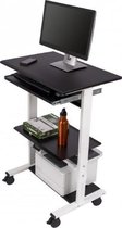 Mobiel Sta Bureau 75cm met toetsenbord lade