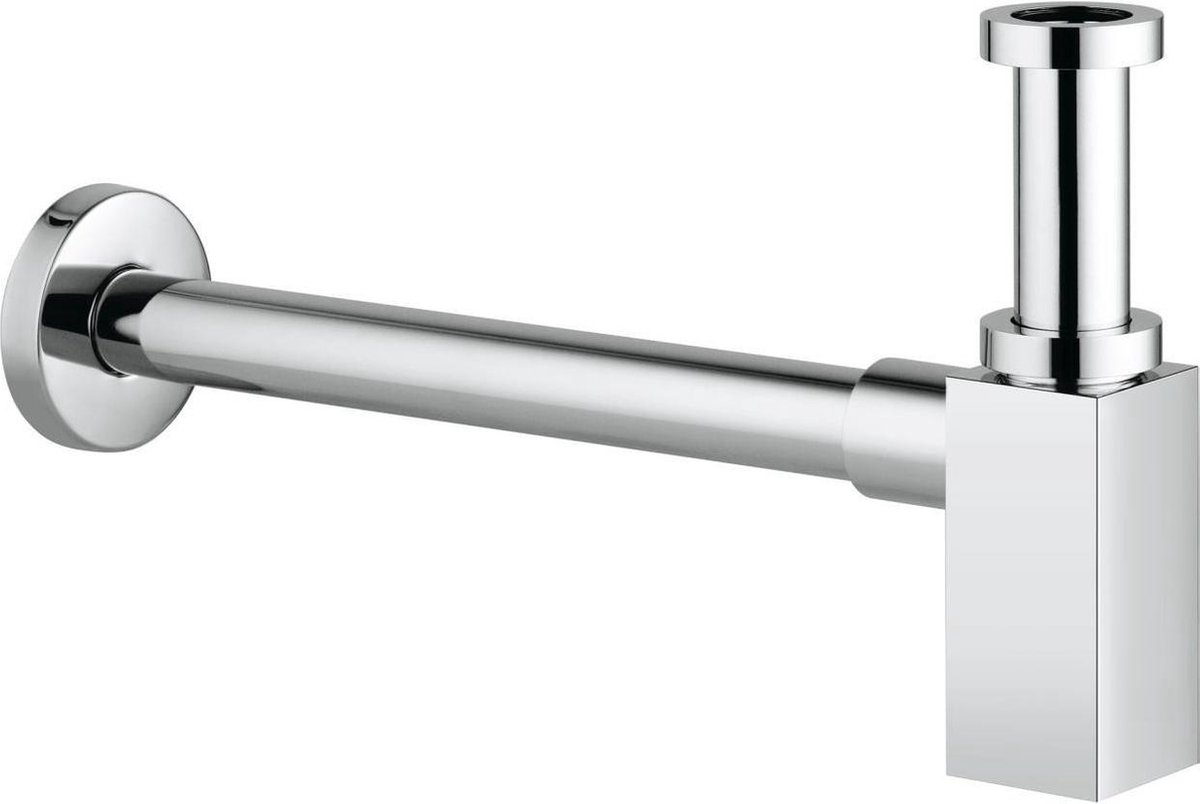 Xenz Pure design sifon rond | Chroom | Bestel sifons online! - Van den Boomen badkamers