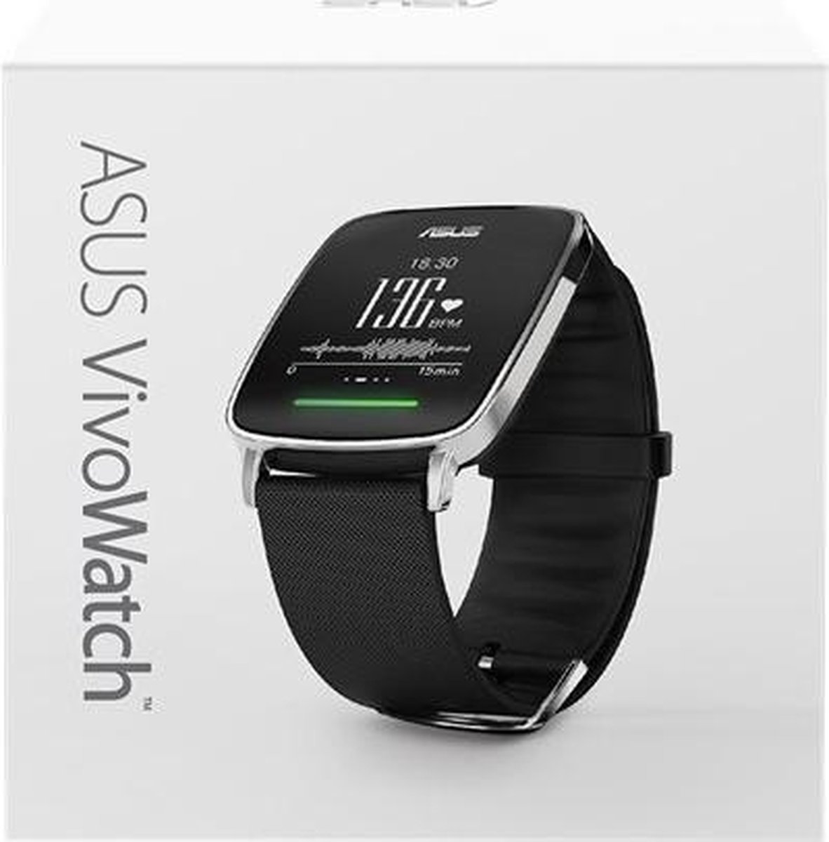 ASUS VivoWatch Touchscreen Bluetooth Zwart sport horloge | bol.com