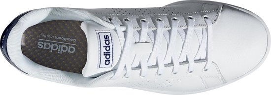 adidas Advantage Heren Sneakers - Ftwr White/Dark Blue - Maat 44 2/3 |  bol.com