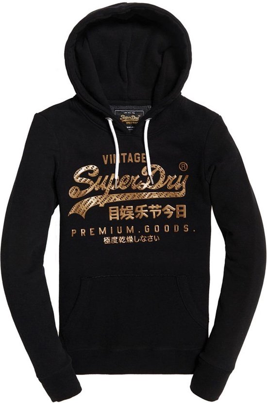 Superdry Trui - Maat XS - Vrouwen - zwart/goud | bol.com