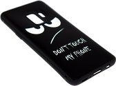 ADEL Siliconen Back Cover Hoesje Geschikt voor Samsung Galaxy S9 - Don't Touch My Phone