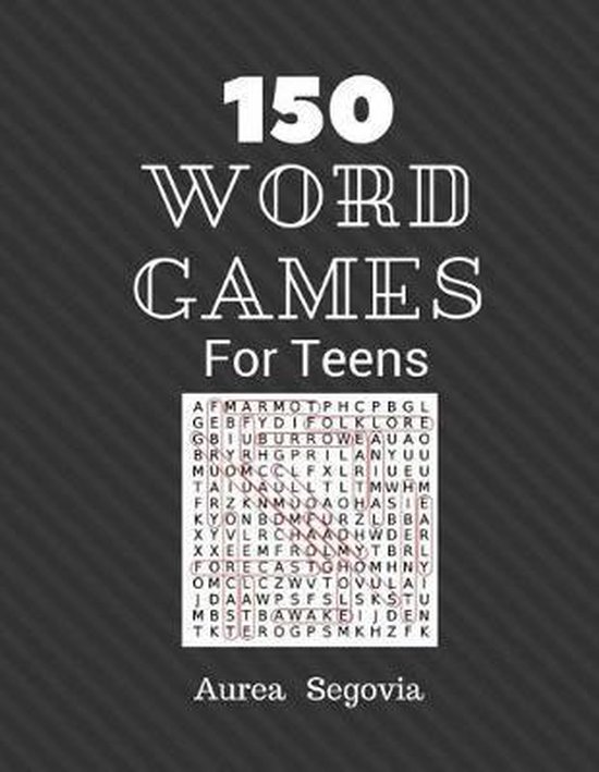 150-word-games-for-teens-aurea-segovia-9781979006637-boeken-bol