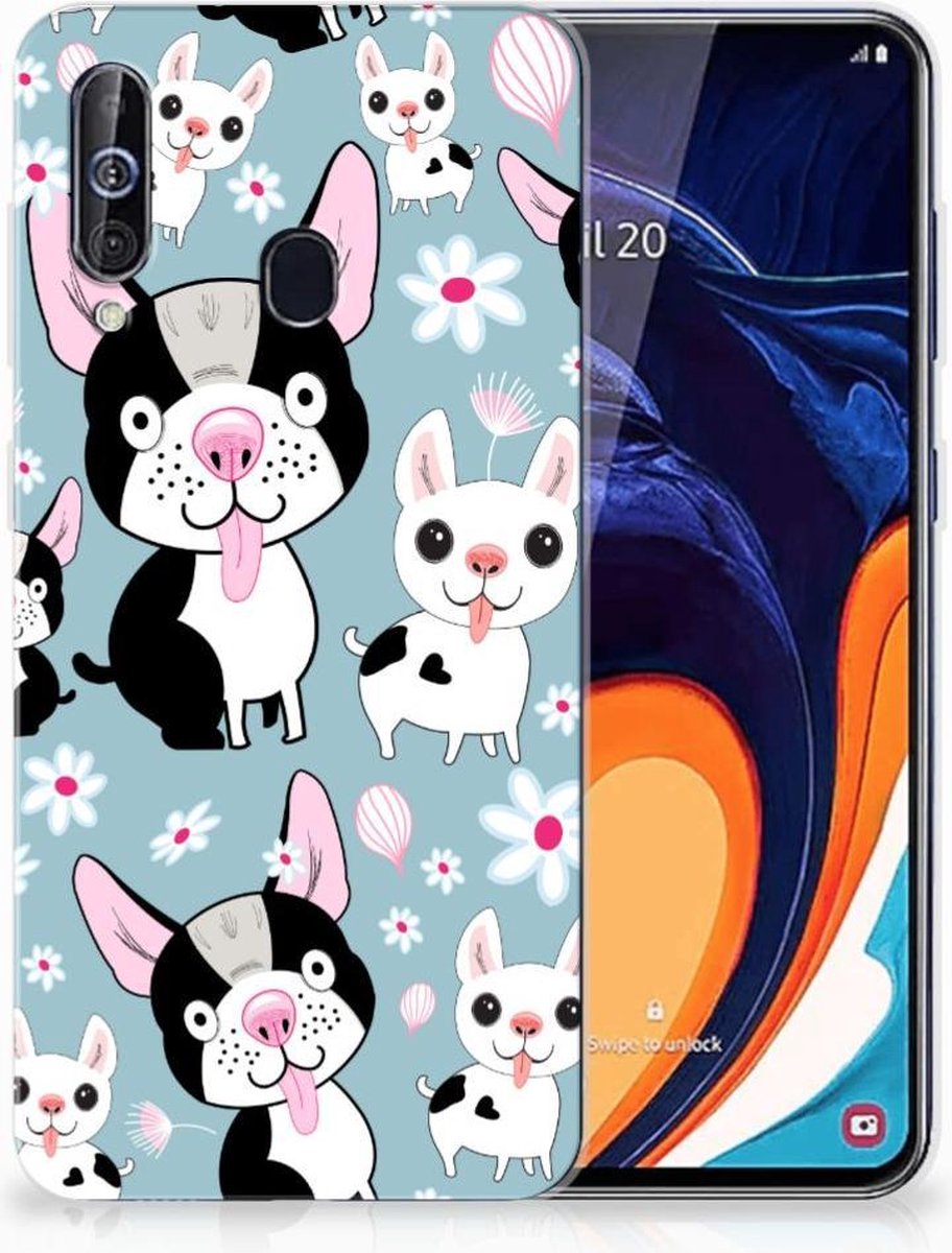 Samsung Galaxy A60 TPU Hoesje Hondjes