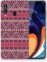 Geschikt voor Samsung Galaxy A60 TPU bumper Aztec Purple