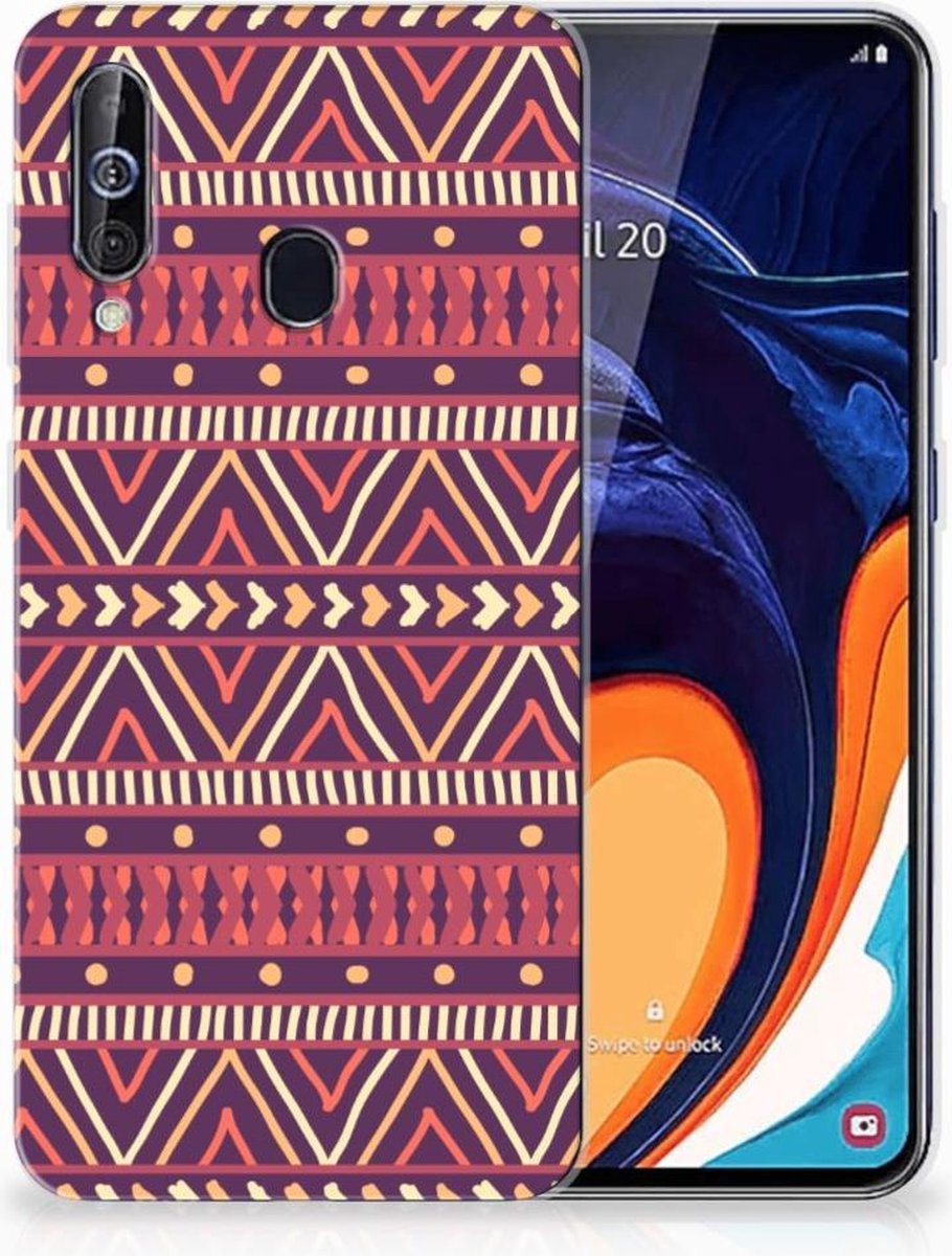 Samsung Galaxy A60 TPU bumper Aztec Paars