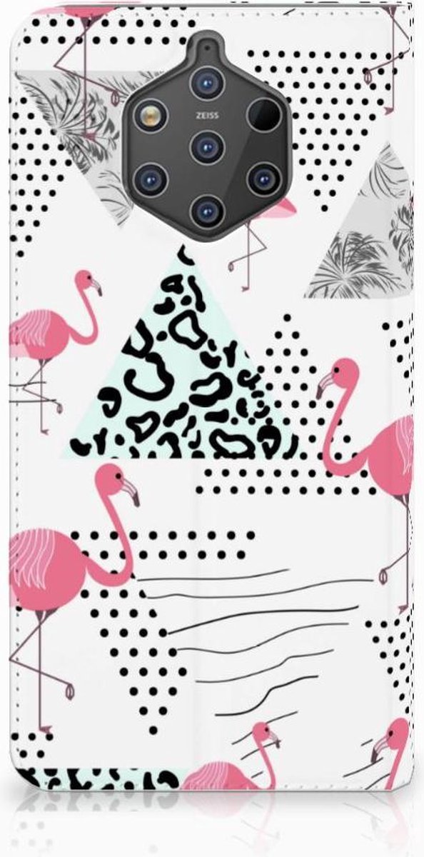 Nokia 9 PureView Hoesje maken Flamingo Triangle