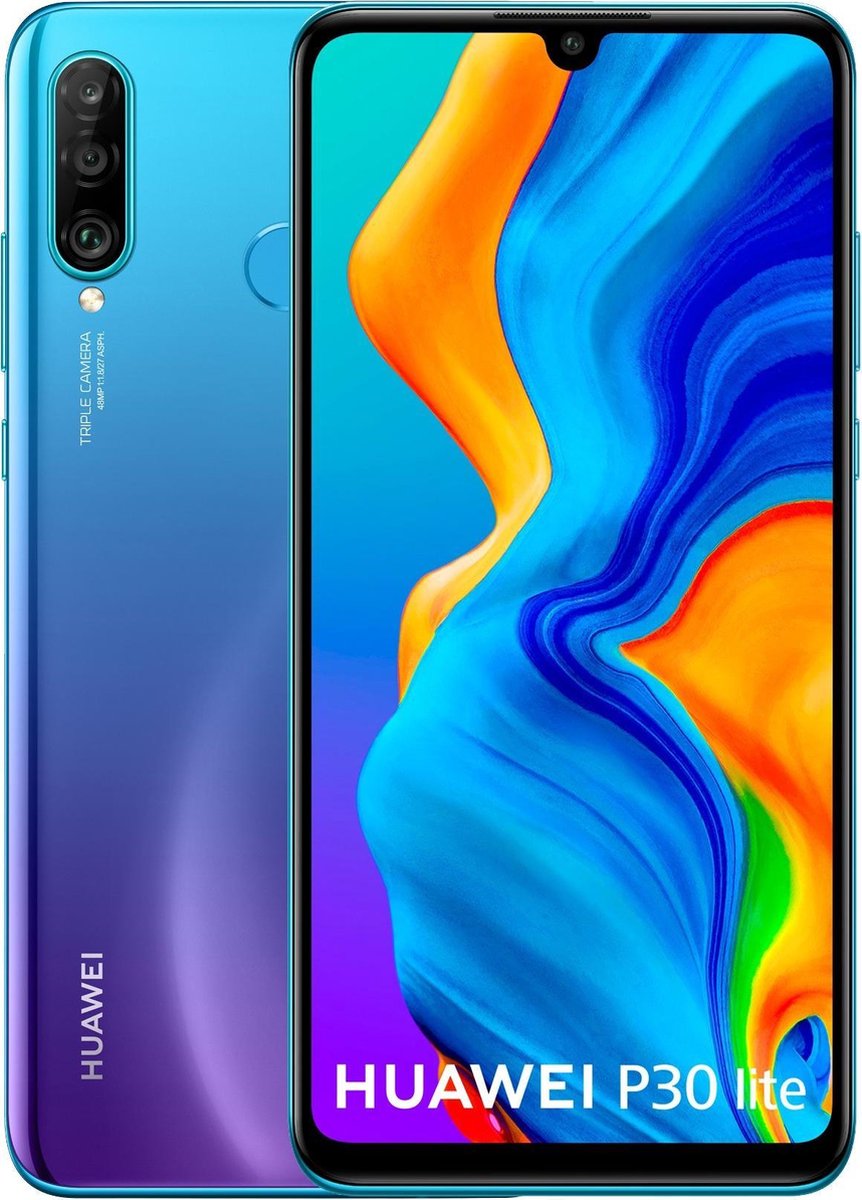 Huawei P30 Lite - 128GB - Peacock Blauw | bol