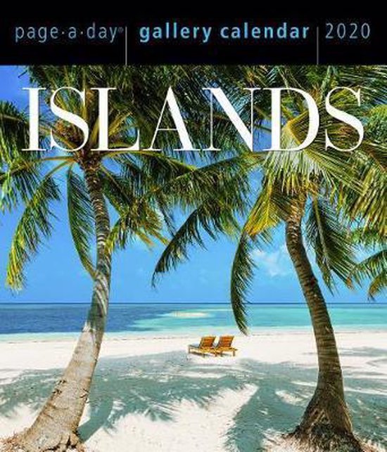 2020 Islands PageADay Gallery Wall Calendar