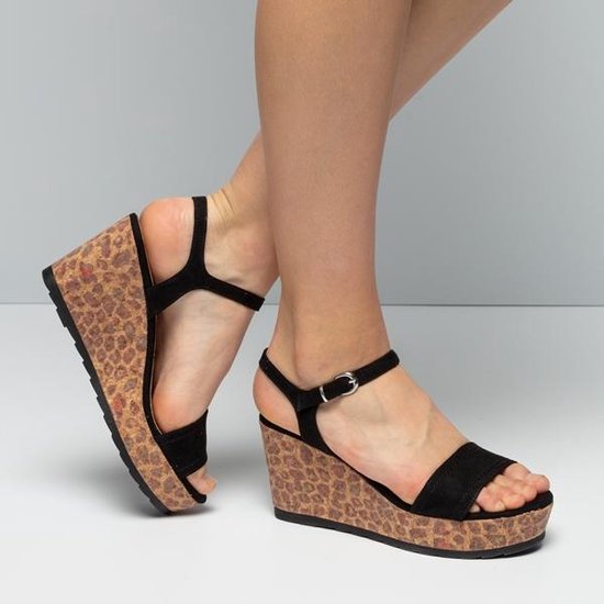Marco Tozzi Haksandalen zwart - Maat 37 | bol.com