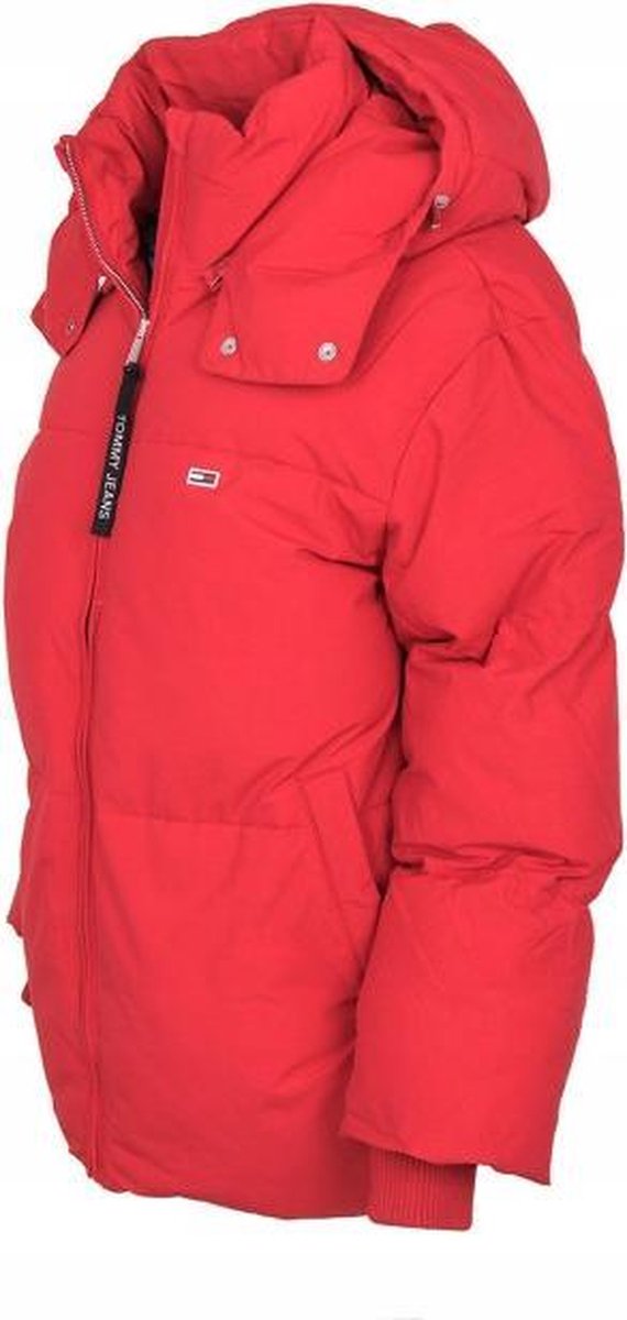 Tommy Hilfiger Tommy Jeans TJW Oversized Puffa Jacket - rood maat S -  winterjas voor dames | bol.com