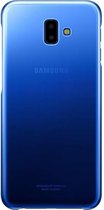 Samsung Galaxy J6 Plus Gradation Clear Cover Blauw